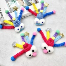 ���⿨ͨ��ֲ�ɫŤŤ��ú��ë�q�۾� DIY���Ƀ�ͯ�l�Aë��Ь���