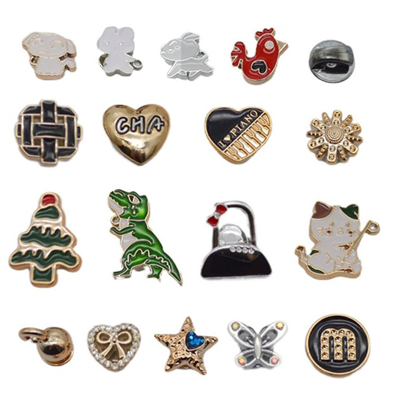 DIY Croc Shoes Abs Resin Decorative Buckles Cartoon Characters Little Dinosaurs and Other Styles Shoe Buckles and Shoe Flowers Wholesale