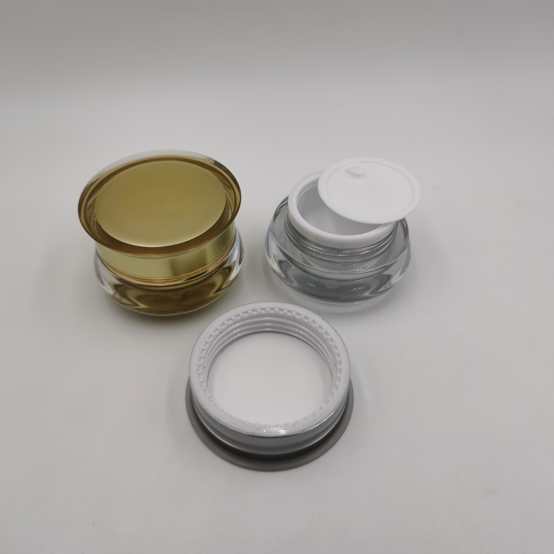 5g10g15g亚克力小样贵妇膏霜面霜美甲油胶彩绘胶拉丝罐宽口罐瓶子