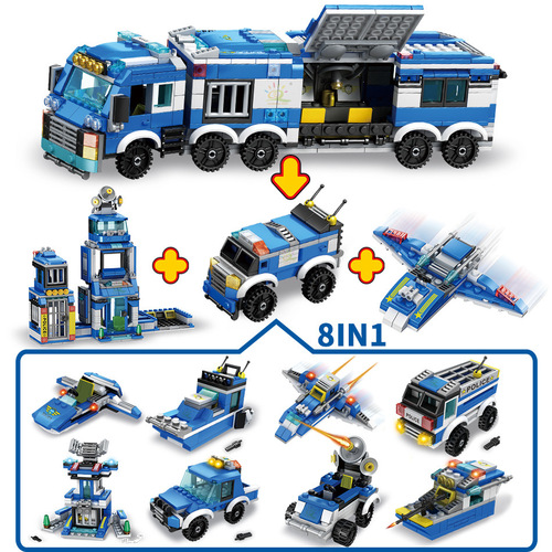 Compatible with Lego small box Mindy plug-in building block toys fire tank military battleship aviation children's puzzle C026