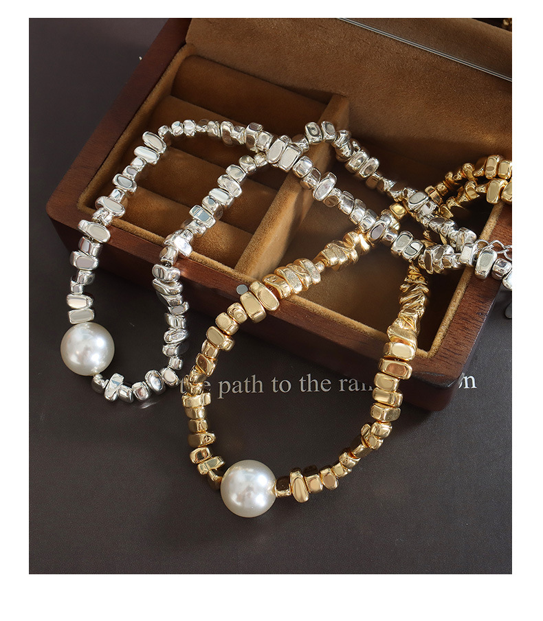 Fashion Solid Color ore Pearl Womenu0027S Choker 1 Piece
