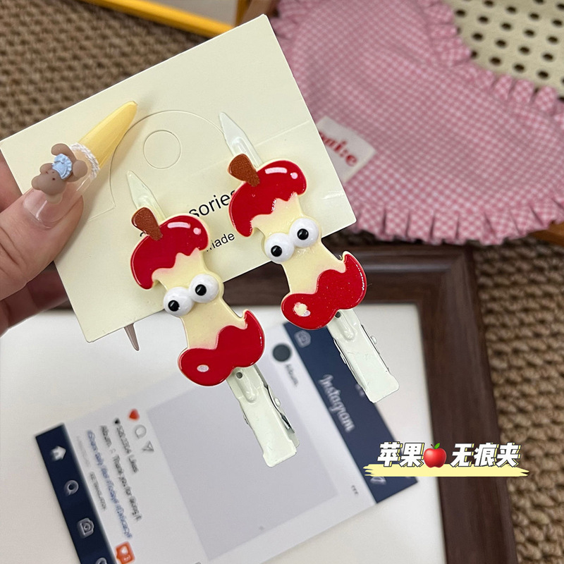 夏季无痕发饰碎发夹不伤发时尚发卡女彩色多巴胺夹子韩系百搭头饰|undefined