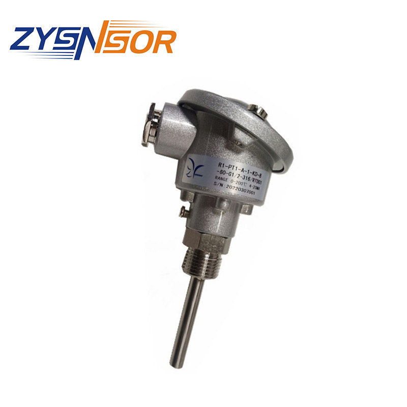 ZYSNSOR温度变送器R1-PT1-A-1-KD  温度 管径 管长 螺纹可选