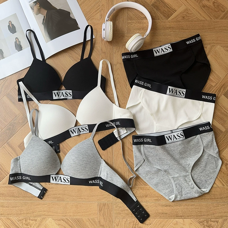 Европейские и американские уличные девушки ветер жизненной силы спортивные буквы нижнее белье