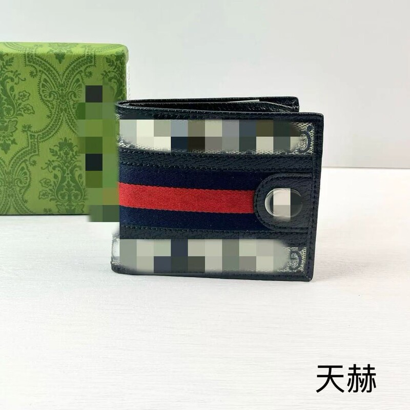 G Series European and American 1955 Horsebit Wallet Women's Fashion Card Holder Classic Versatile Clutch High Quality