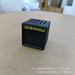 黑色吉他拨片盒，独特设计，多功能收纳，桌面整理。