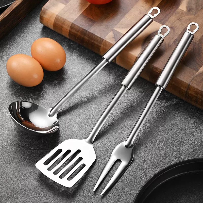 不锈钢小号厨具套装户外野营厨具套装烹饪小号铲勺便携厨具批发