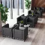 组合4s店会客办公沙发