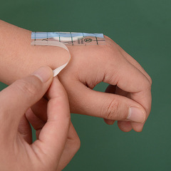 Grid PU film shower sticker, skin-penetrating breathable adhesive patch, 399 air patch, microporous breathable ointment, empty support