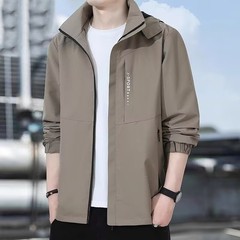 冲锋衣户外薄款夹克外套男女潮牌防风防水春秋季登山服连帽可拆卸