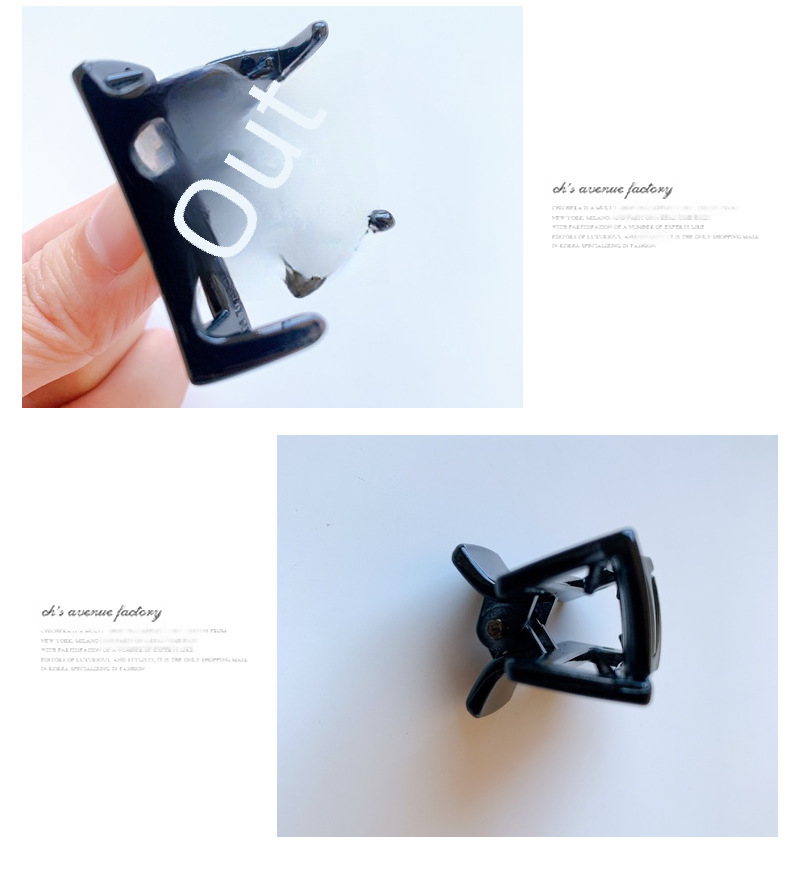 Acrylic Hair Claw Clip For Ponytail And Bangs Styling Accessory_voghion.com