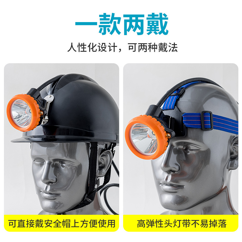 Fabricante de lámparas mineras al por mayor KL5LM, lámpara de cabeza de alta potencia, larga duración, impermeable y a prueba de explosiones para minas de carbón.