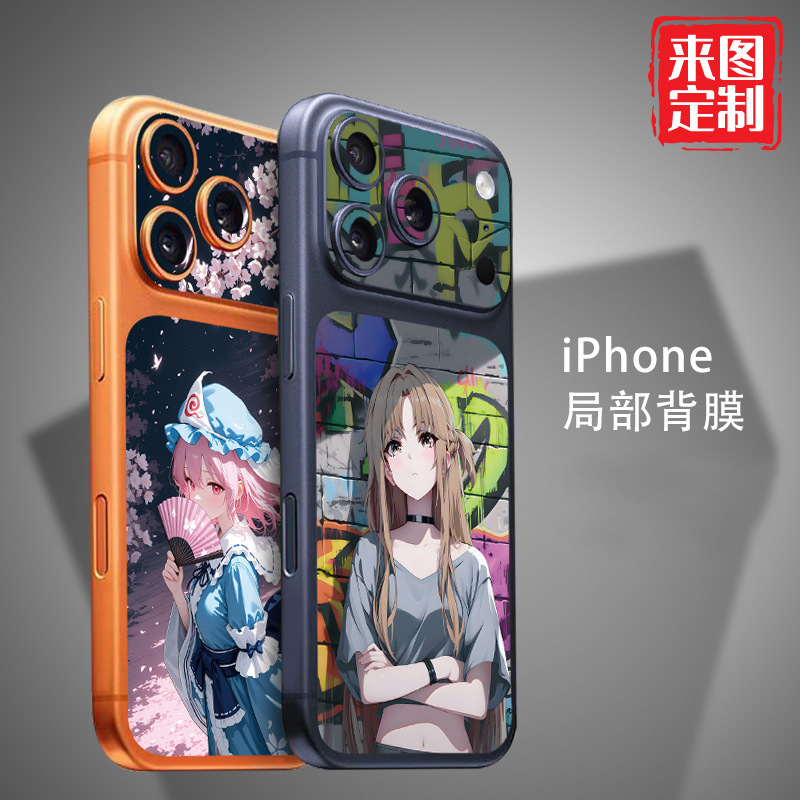 Iphone17Pro Back Film Is Suitable for Apple 17Promax Mobile Phone Stickers, 17Pro Lens Color Film, 17P Rear Film