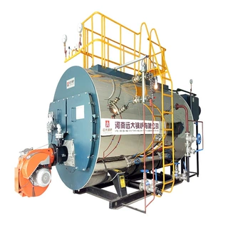 卧式700KW燃油燃气低氮承压热水锅炉医院学校燃气热水机组