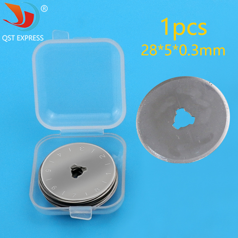 28mm 45mm 小圆刀片 切皮革旋转轮布刀切纸 割布刀片圆形滚刀批发