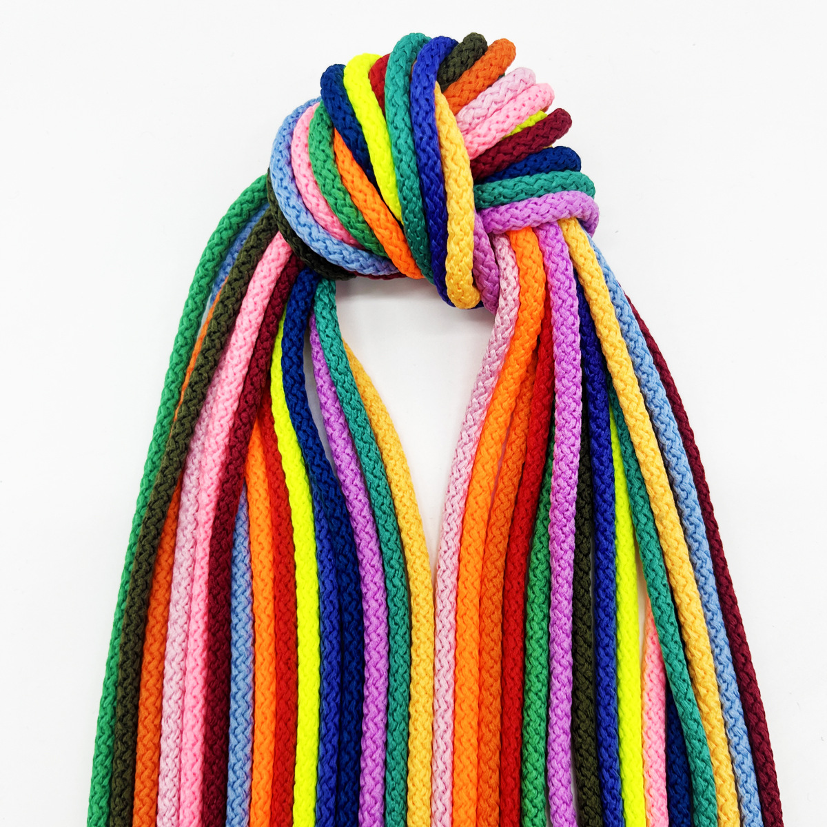 120 colores spot poliéster 5mm ecológico teñido de lujo simple de punto redondo ropa gorra de ropa cintura cuerda de dibujo