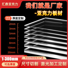 定制透明亚克力板材有机玻璃隔板展示盒热弯加工雕刻激光厂家批发