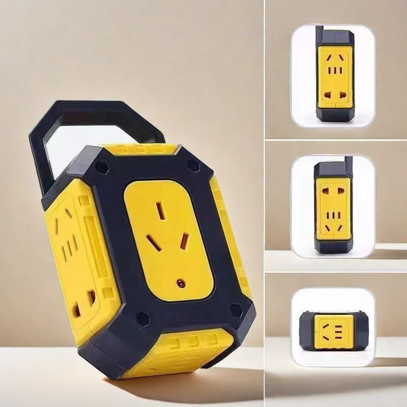 Construction site portable socket high-power terminal block multi-functional industrial plug home appliances with wire socket