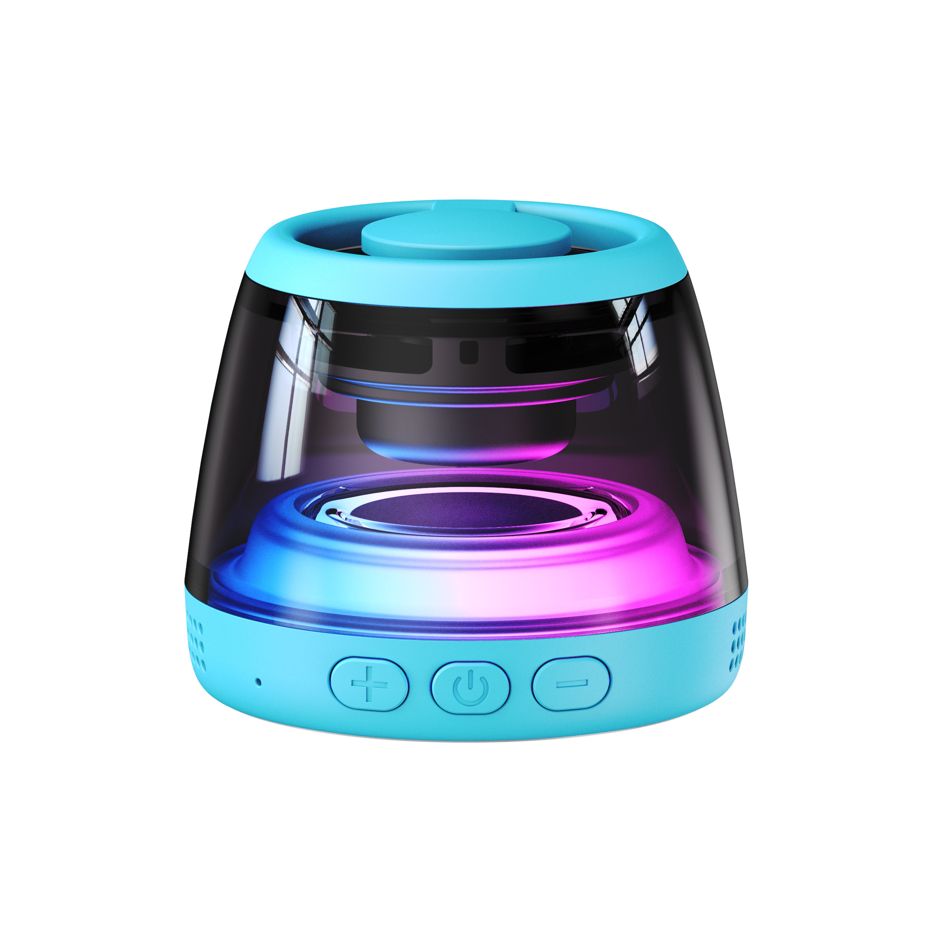 Altavoz magnético explosivo transfronterizo, soporte para teléfono móvil, lámpara RGB portátil, audio Bluetooth, subwoofer, altavoz TWS al aire libre