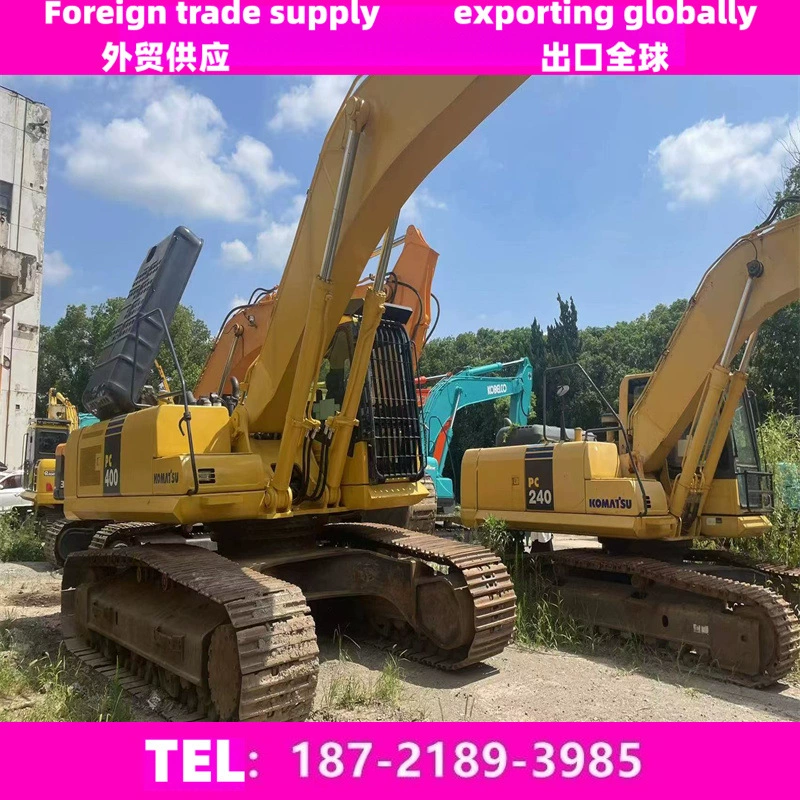 Низкоприбыльный рабочий объем б/у экскаватор Komatsu 400 в наличии, прямые продажи, подержанный экскаватор Komatsu 400