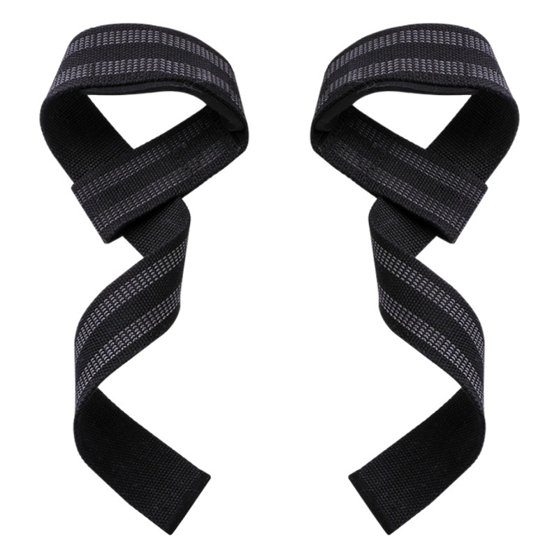 Sports Fitness Wristband Pull-up Weightlifting Training Polyester Cotton Wrist Bracer Hard Pull Grip Power Belt