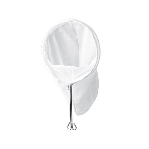 Hong Kong-style milk tea filter bag, steel-rimmed tea-drawing bag, silk stocking-style brewing bag, tea bag with filter mesh, tea leaf filter bag