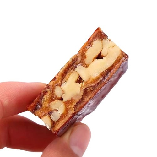 Jujube Seed Pie with Independent Vacuum Packaging, Walnut-Jujube Pie Wholesale Drop Shipping, 250g, Xinjiang Ruoqiang Red Dates Stuffed with Walnut Kernels