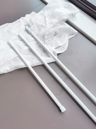 5ZV7 Wholesale Curtain Rod No-Punch Support Rod Telescopic Rod Thin Rod Traceless Clamp Rod Sticker Adjustable Rod Clamp Rod Support Rod
