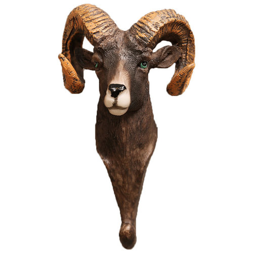 Factory sells American animal retro hooks, wall decorations, personalized pendants, home decoration three-dimensional resin crafts