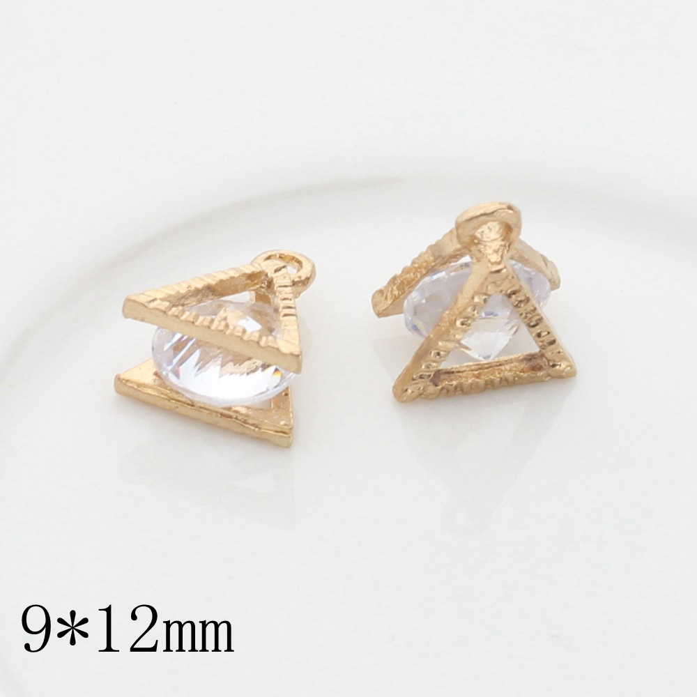 40g Weight Pendant Jewelry Making Type DIY Jewelry Accessories Classification 1 Piece Quantity Alloy Material Geometric, Star, Heart Shape Pattern Plating Design Simple Style Style 1 Piece Alloy Geometric Star Heart Shape Pendant 9