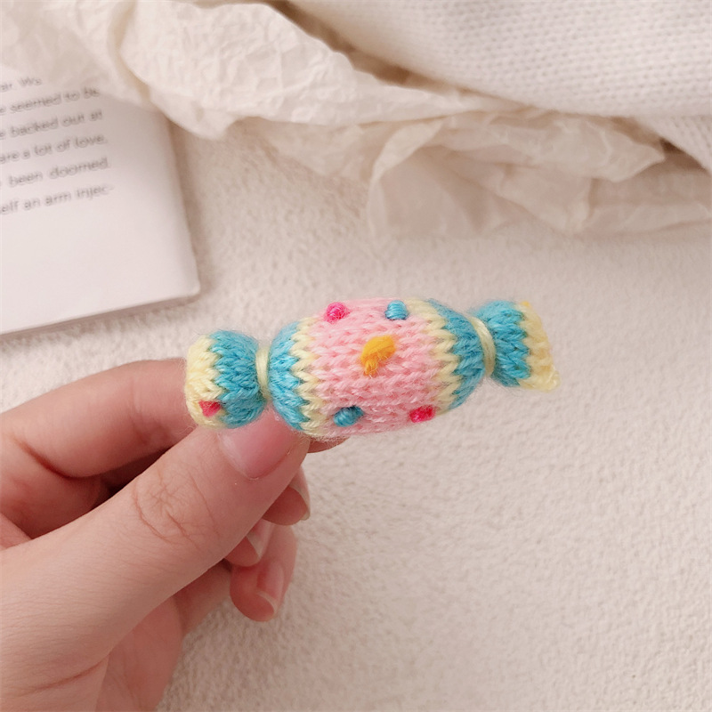 Corazón de la niña de color punto dulce broche de cabello lindo otoño invierno color lateral broche broche broche toque de cabello