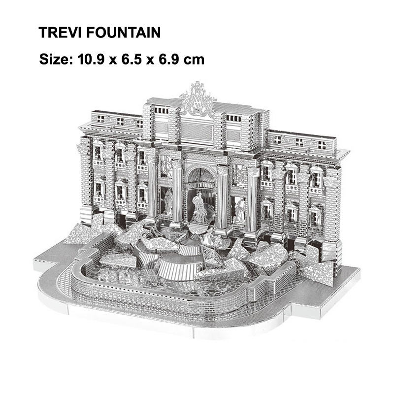 Aipin 3D metal 3D puzzle Building series Notre Dame de Paris belleza durmiente Castillo asamblea modelo regalo cumpleaños