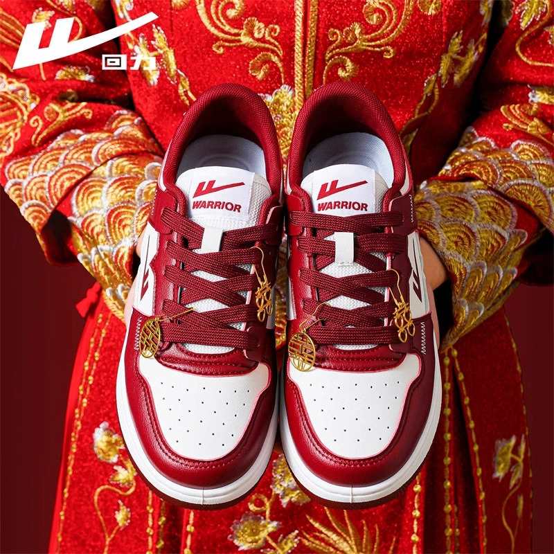 Platform Sneakers (Warrior) Universal White & Decorative Prints, Sizes 35–45