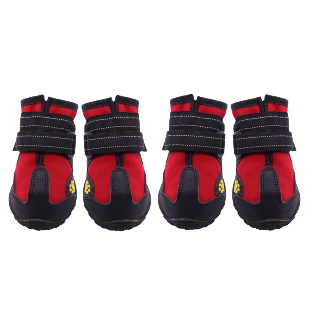 Zapatos para perros, cálidos y forrados de lana, antideslizantes, impermeables, engrosados, resistentes al desgaste, que no se caen, venta al por mayor de zapatos para perros.