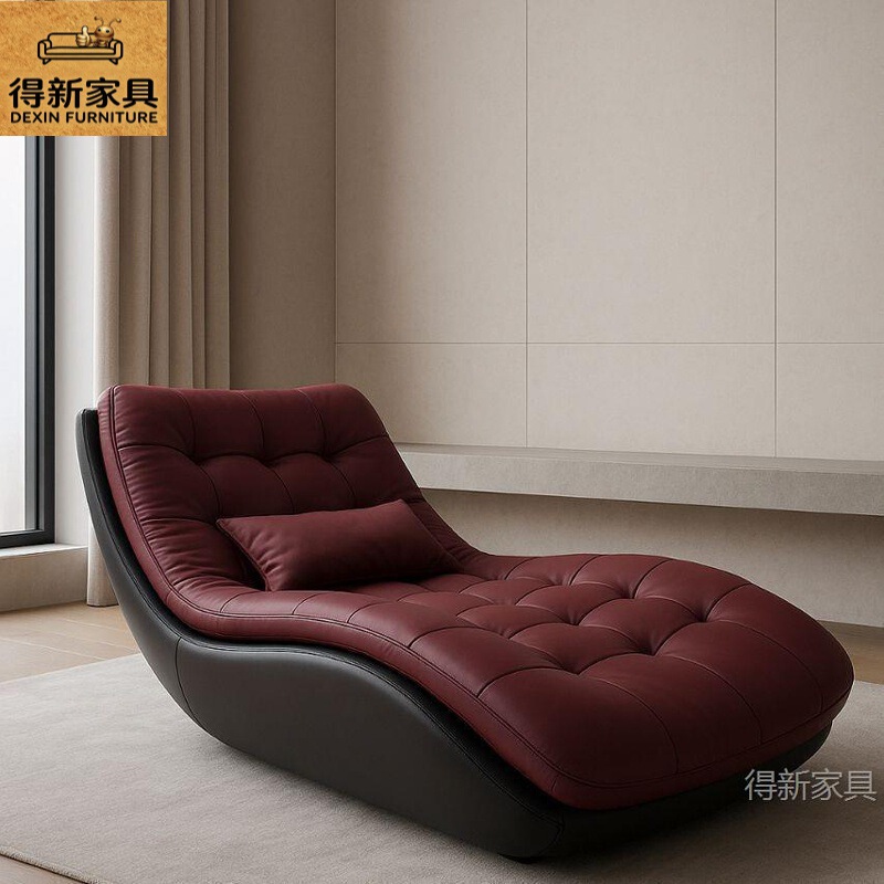Zero Gravity Space Capsule Single Sofa Chaise Lounge Chair, Trendy Lazy Sofa Recliner, Italian Minimalist Balcony Leisure Chair