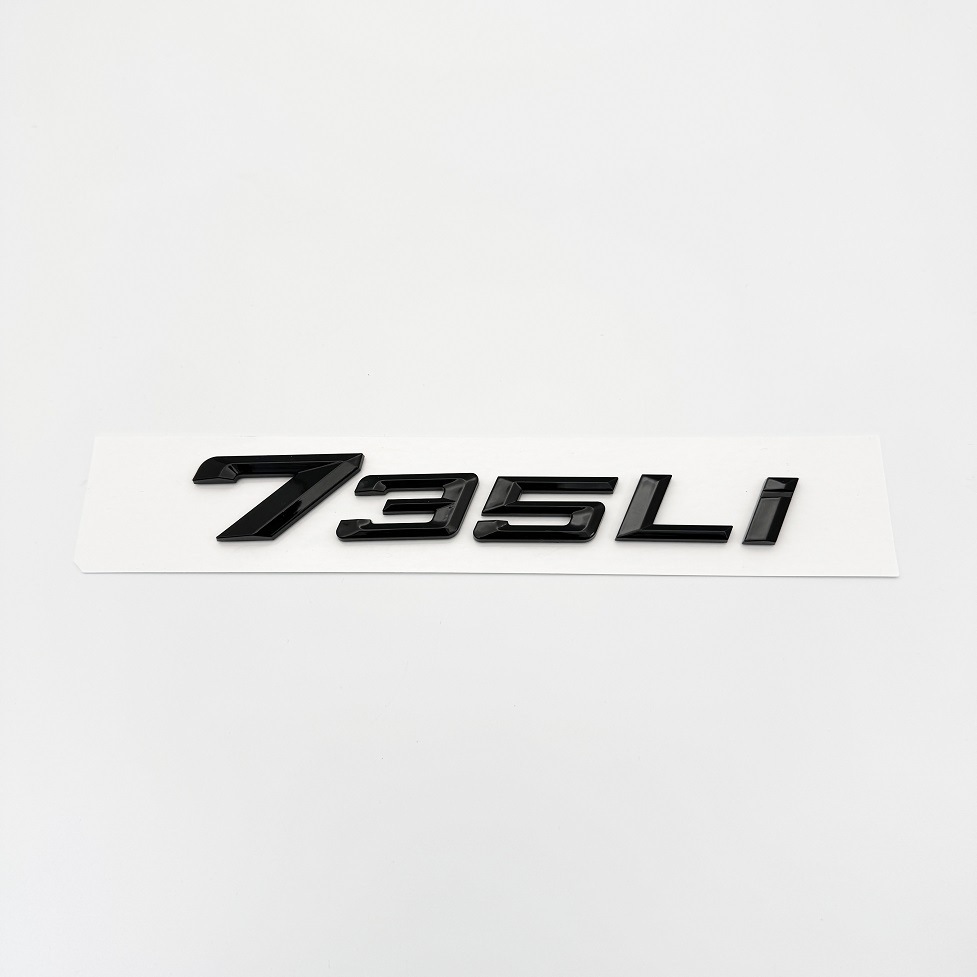 Applicable to BMW 23 7-series rear letter label 735i740i modified digital displacement label 740Li car label