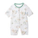 Beptide Baby Clothes Summer Breathable Thin Mesh Baby's Body Clothes Seven-Sleeve Pure Cotton Class A Air-conditioning Clothes