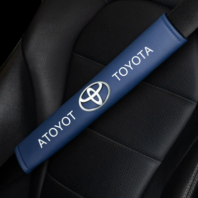 Shoulder Pad Protector, Extended | Seat belt shoulder pad - toyota-imperial-blue-pair-6x38cm