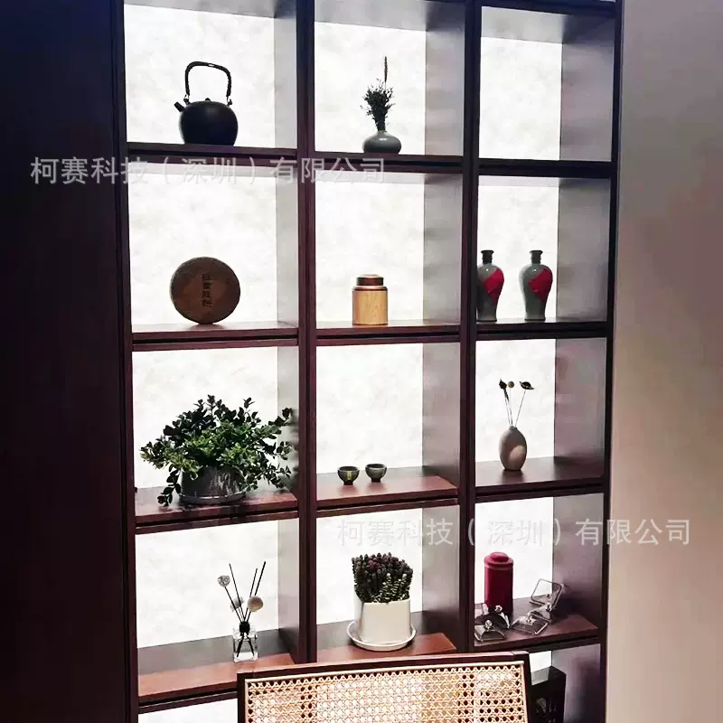 大尺寸非标暖光弧形拼接发光板 led发光背板亚克力激光打点导光板