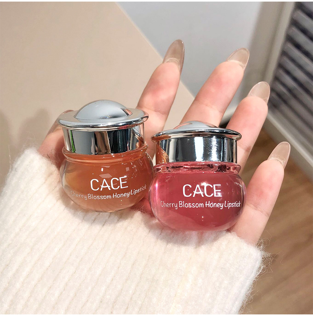 CACE Cherry Blossom Honey Lipstick Moisturizes and nourishes dry lips, repairs cracks, and makes lips rosy and plump. One-piece consignment wholesale undefined