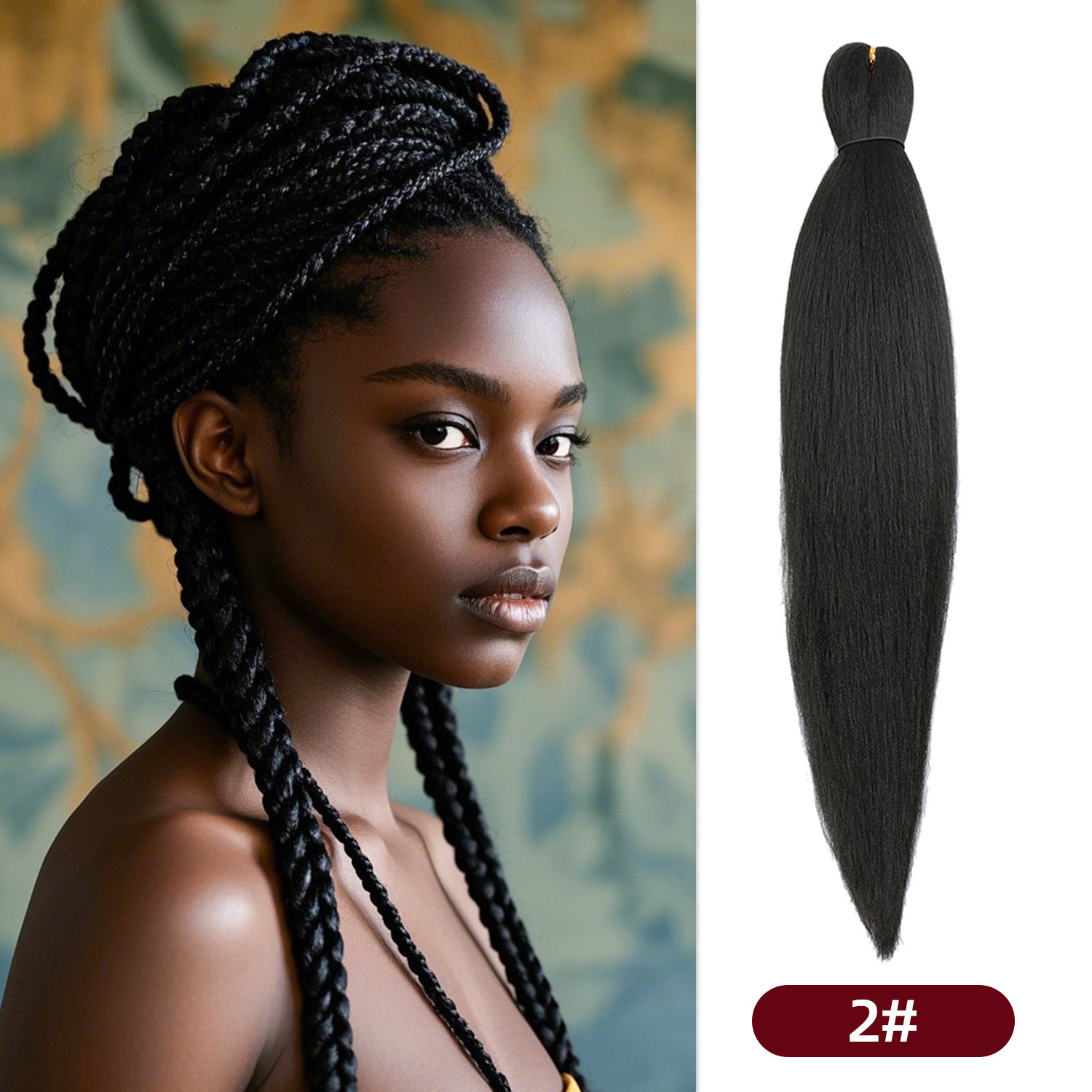 Pelucas de trenzas grandes EZ para actuaciones, populares en línea, trenzas versátiles para mujeres africanas, rastas de fibra sintética de colores al por mayor, muy vendidas en África.