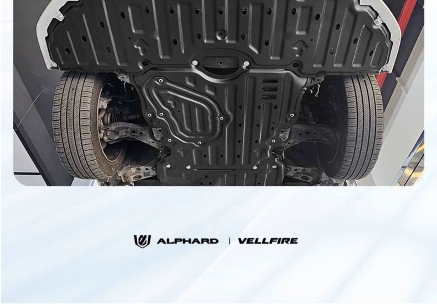 Suitable for 40 Series Toyota Alphard Chassis Engine under Guard Plate, Alphard Underbody Protection Shield