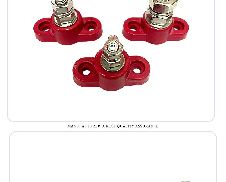 12V-48V British 5/16 3/8 single stud heavy stainless steel terminal modification universal accessories