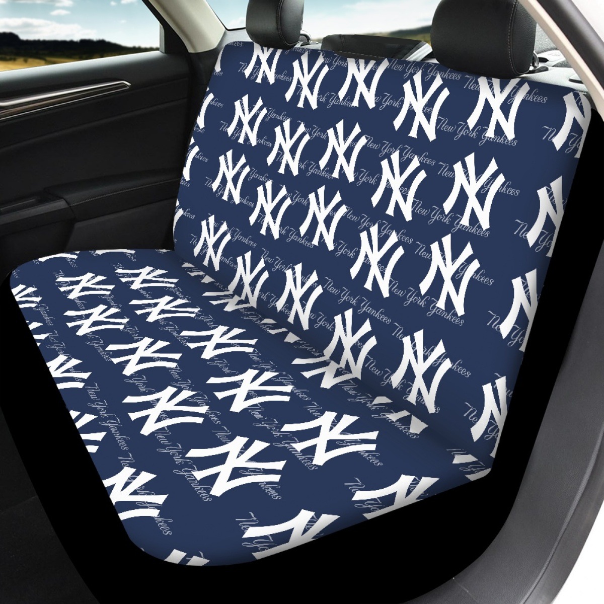 Cross-border MLB team-themed car seat covers, featuring the Milwaukee Brewers logo, for car seat protection