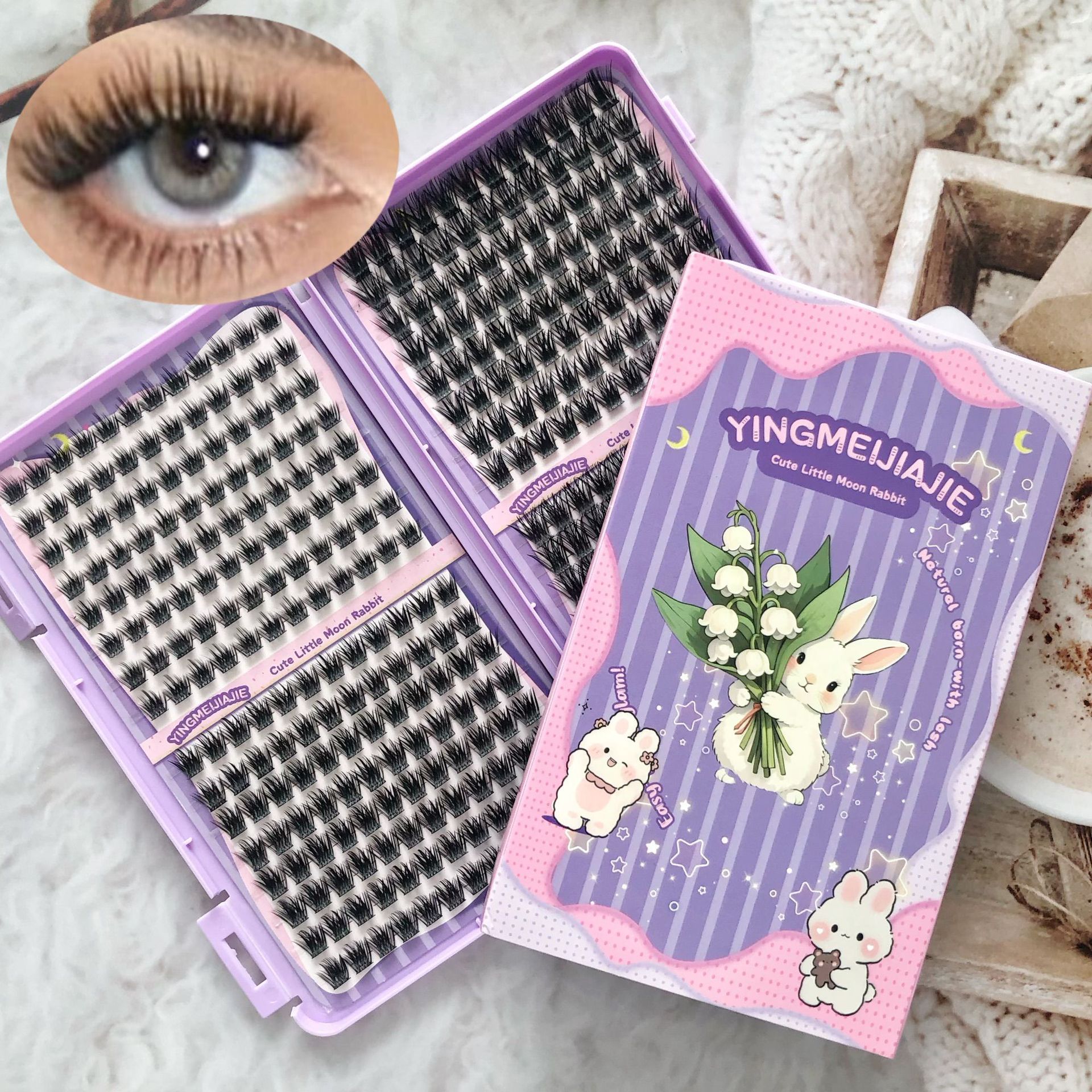 32 row of dense DlY lashes YF078