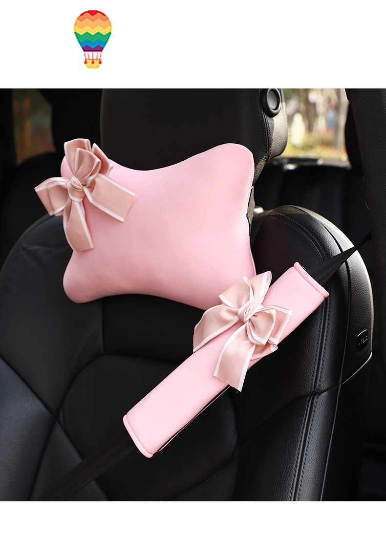 Car Seat Belt Shoulder Pads Air Layer Ice Silk Summer Car Shoulder Strap Cover Anti-Friction DIY Comfortable and Breathable