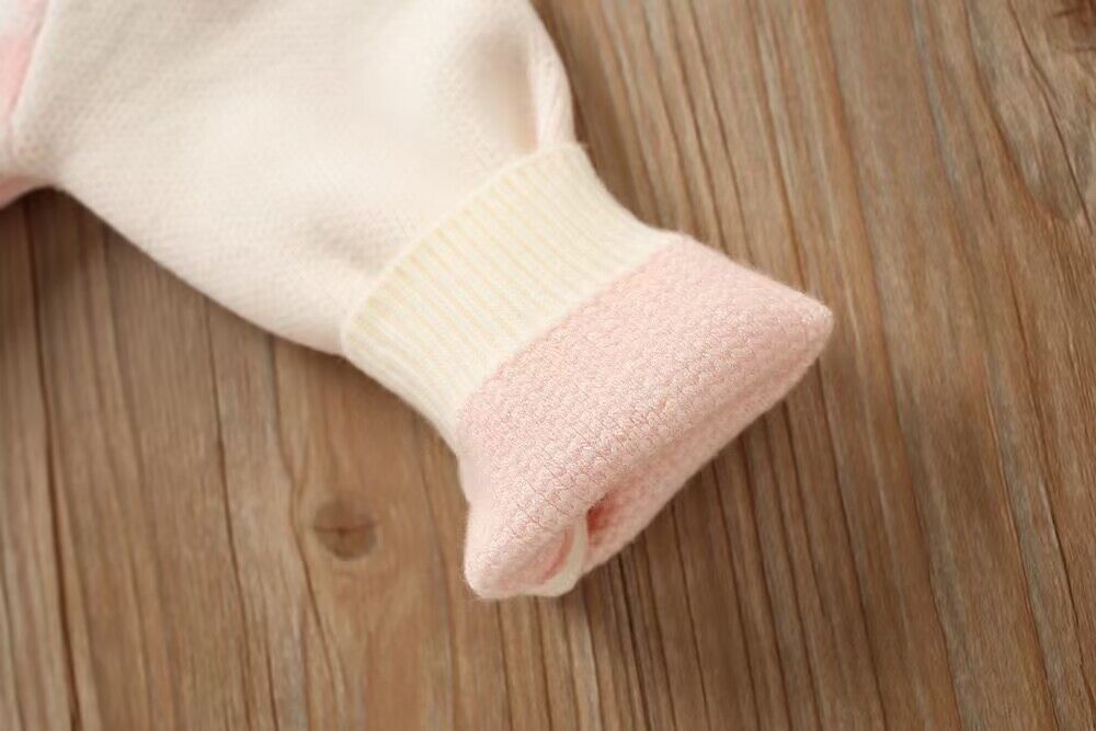 Ragazze Di Lana D 2023 Inverno Nuova Bambina Alla Moda Falso in Due Pezzi Del Fumetto Ricamato a Maniche Lunghe per Bambini_voghion.com