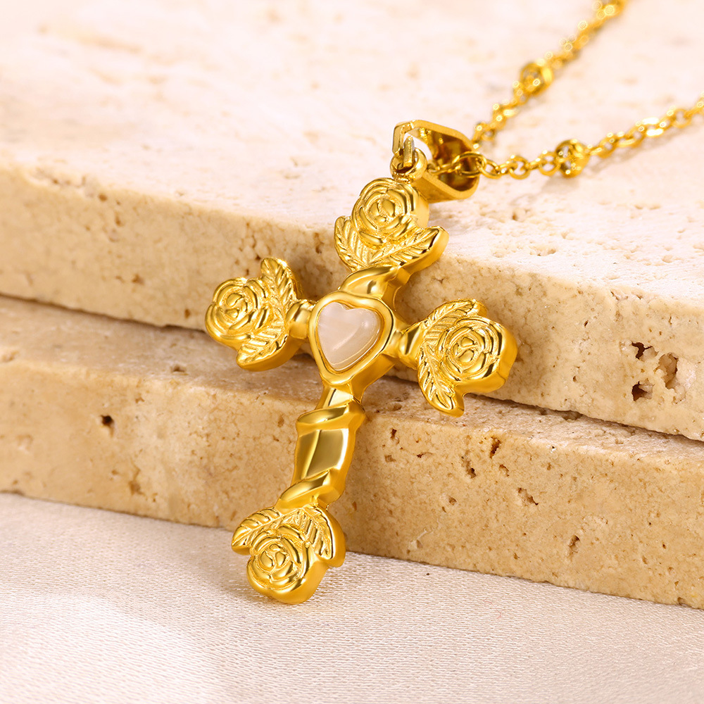 10g Weight 0.03µm-0.05µm Gold Plating Thickness PVD Coated Gold Plating Process Lobster Trigger Clasp Closure Clasp Closure Type Real Gold Plated Plating Material 304 Stainless Steel Pendant Material Pendant Necklace Classification 304 Stainless Steel Chain Material Cuban Link Chain Curb Chain, cable chain Chain Type 1 Piece Quantity Casual, Daily Occasion 304 Stainless Steel Material Cross, Dolphin Pattern All Seasons Season Women's Gender Elegant, Vintage Style Style Waterproof Non Tarnish, Plating Craft PVD Coated Real Gold Plated Cross Dolphin 304 Stainless Steel Elegant Vintage Style Waterproof Non Tarnish 304 Stainless Steel Lobster Trigger Clasp Closure Pendant Necklace 5
