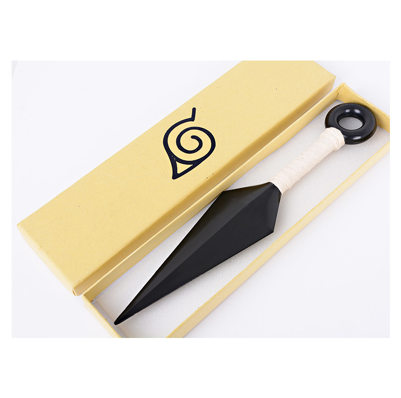 Ninja Kunai Anime Merchandise Wholesale Naruto Kakashi Woodleaf Kunai Plastic Props