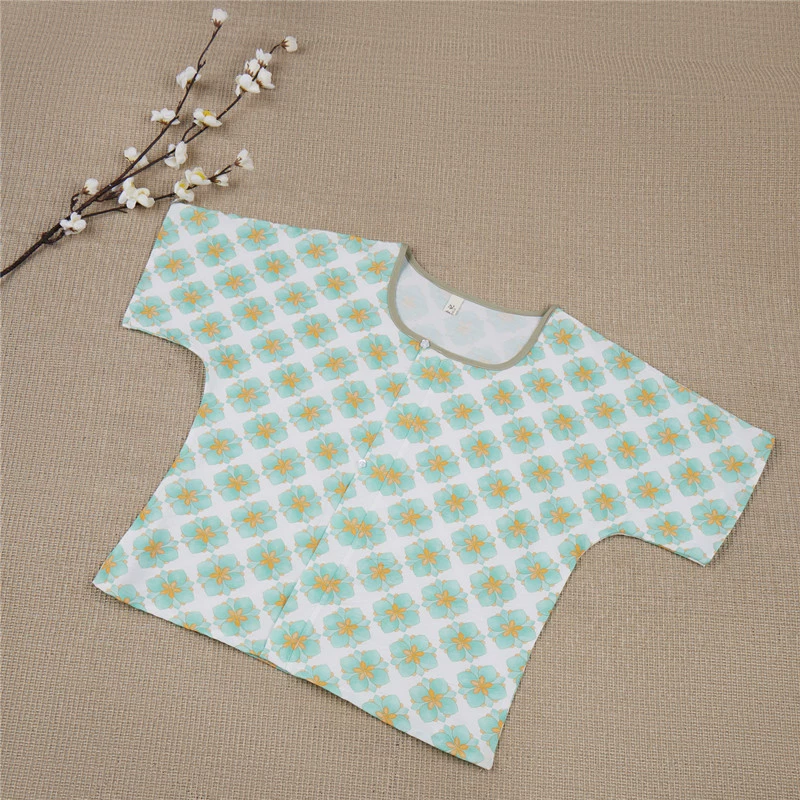 Shifangji Banxia Улучшенный комплект Hanfu в стиле Тан для ежедневных поездок на работу Han Element Set Топ с короткими рукавами и круглым вырезом в национальном стиле.